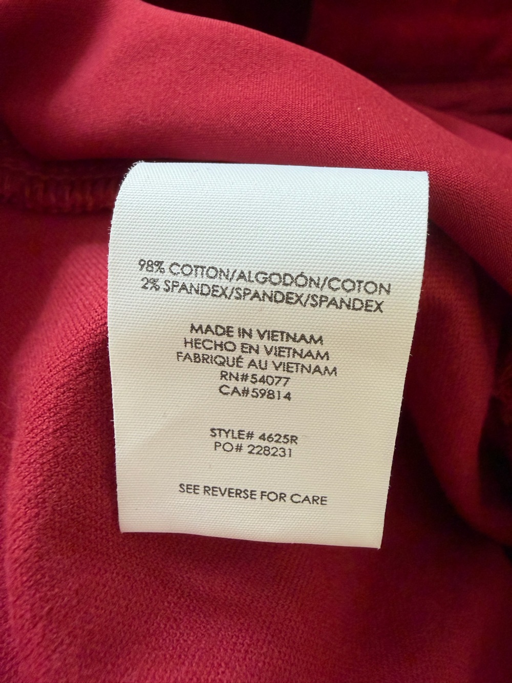 CAbi Ford Red Velvet Suit Set XS 2 Jacket Trouser Holiday Party - Picture 11 of 15